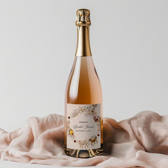 Fall i Vin-etikettuppsättningen för Möhippa hösten Vinflaska Etikett (Skapare uppladdad)