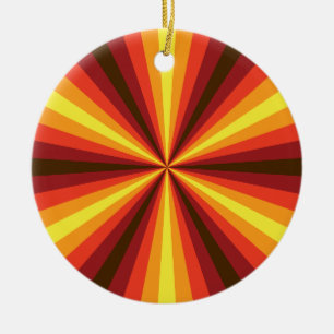 Fall Illusion-ornament Julgransprydnad Keramik