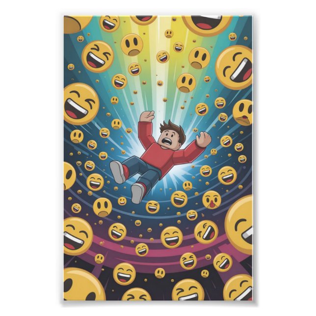 Fall in bubble  fototryck (Framsidan)