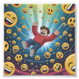 Fall in bubble fototryck