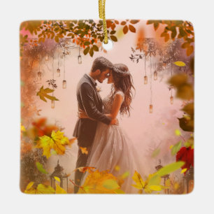 Fall-in In Love Bröllop eller årsdag Ornament