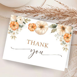 Fall in Kärlek Baby Shower Höstvikt Tack