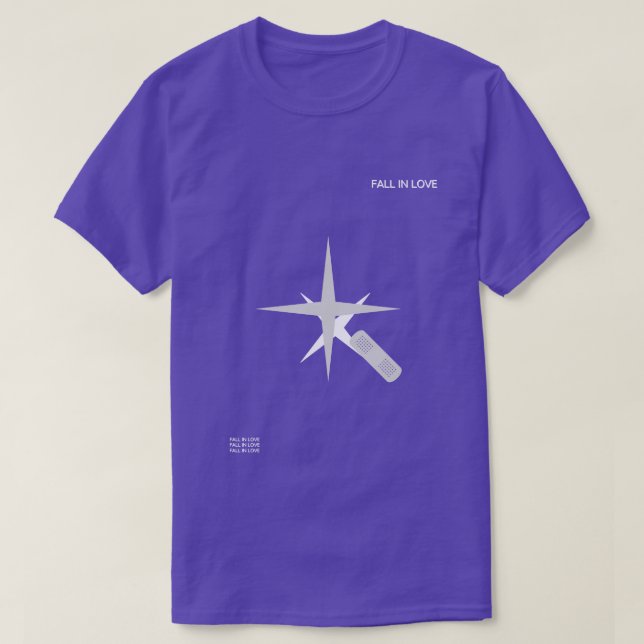 FALL IN KÄRLEK för coola pojkar T Shirt (Design framsida)