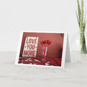 "FALL IN KÄRLEK MED DIG VARJE DAG" VALENTINS KORT
