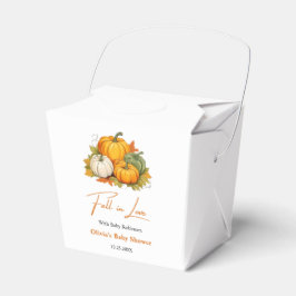 Fall in Love Autumn Rustic Pumpkin Baby Shower   Presentaskar