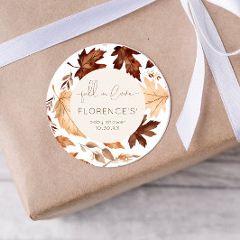 Fall In Love Baby Shower-fest Runt Klistermärke