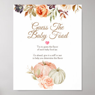 Fall In Love Bröllopsdusch Gissa Babymaten Poster