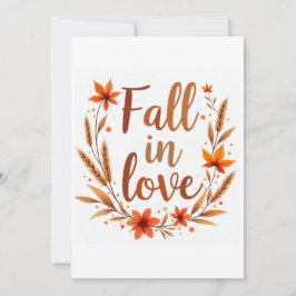 Fall In Love Bröllopsinbjudan Inbjudningar