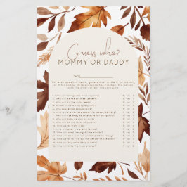 Fall In Love Gissa Vem Baby Shower-spel