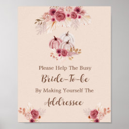 Fall In Love Hjälp Den Travla Bruden Adress Poster