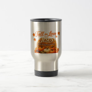 FALL IN LOVE MED JESUS MUG MED KJV-VERS RESEMUGG