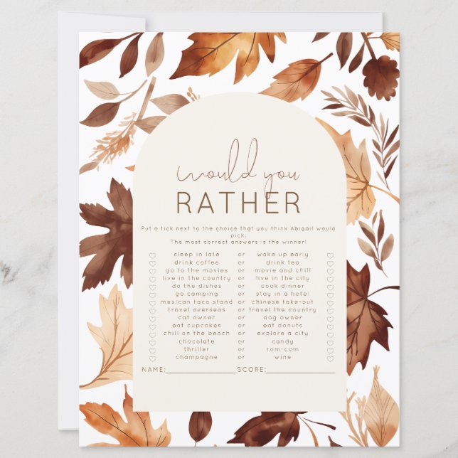 Fall In Love skulle hon hellre Baby Shower-spel (Framsida)