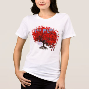 Fall In Love T-shirt Virvlar Grundpusselbitar