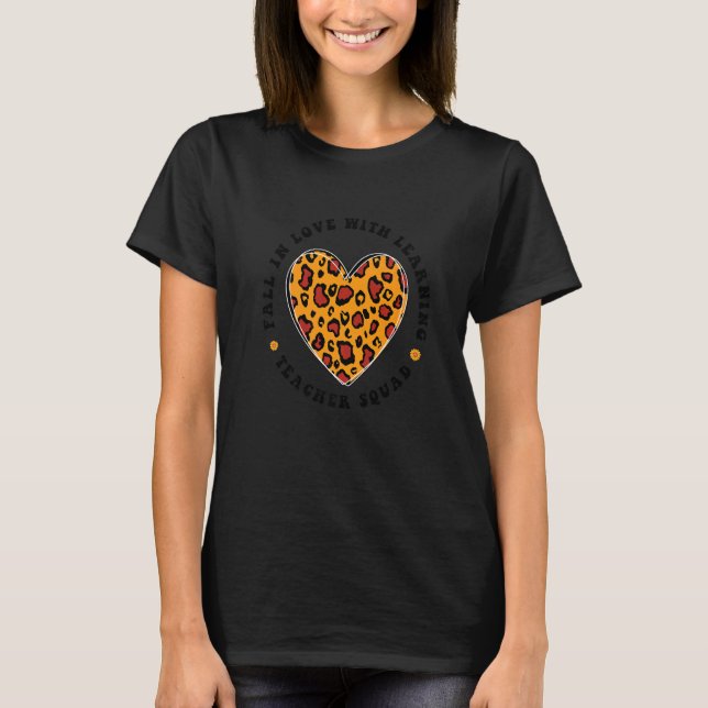 Fall in Love with High School Principal Squad Autu T Shirt (Framsida)