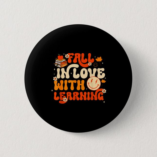 Fall In Love With Learning Autum Thanksgiving Teac Knapp (Framsida)