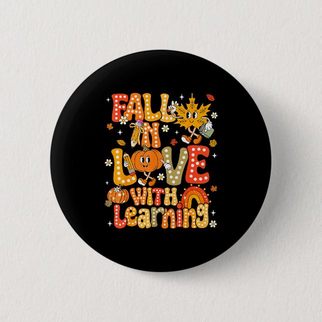 Fall In Love With Learning Autumn Thanksgiving Pum Knapp (Framsida)