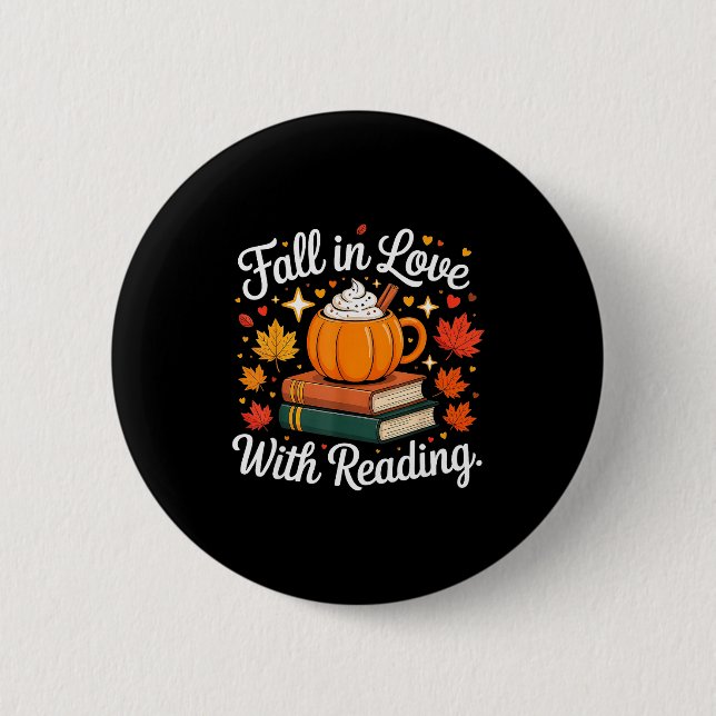 Fall In Love With Reading Autumn Pumpkin Mug Book  Knapp (Framsida)