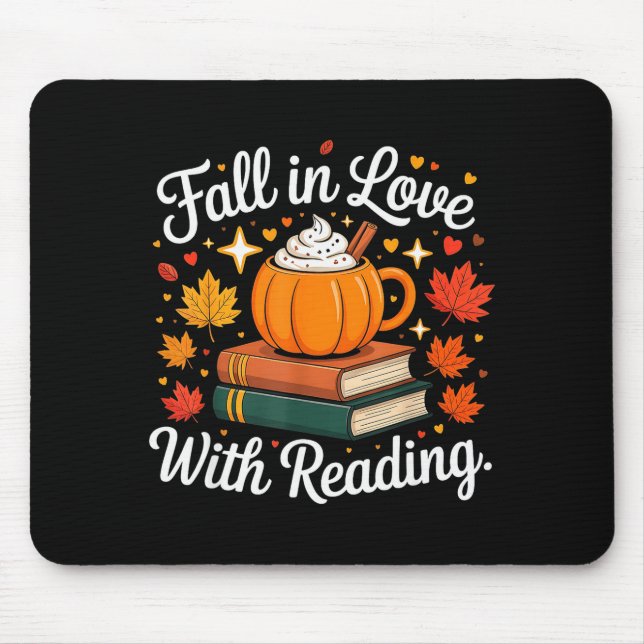 Fall In Love With Reading Autumn Pumpkin Mug Book  Musmatta (Framsidan)