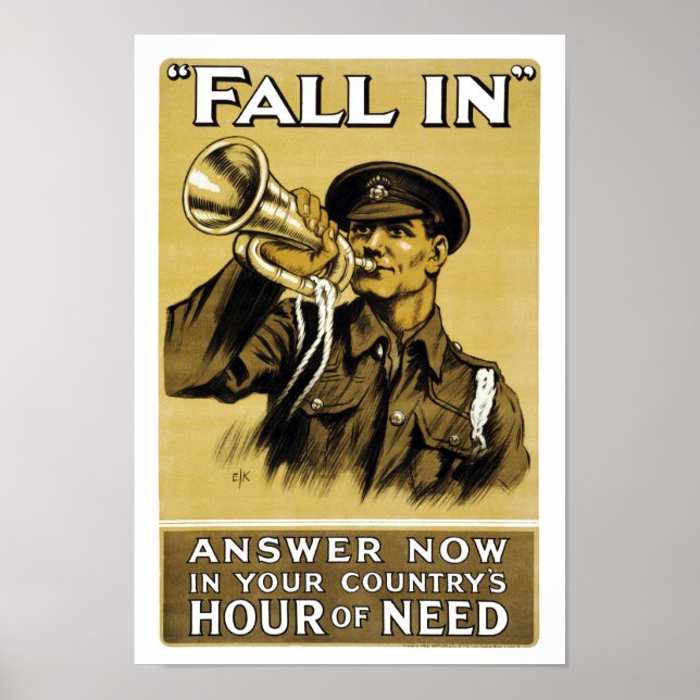 Fall in poster (Framsidan)