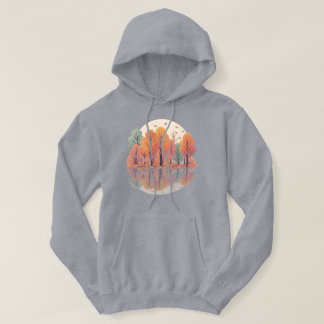 Fall inspirerad Hoody | Reflektioner från hösten Hoodie