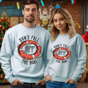 Fall inte av båtens T-Shirt Lång Ärmad Tröja