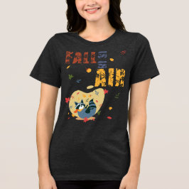 Fall Is in The Air Raccoon Autumn T Shirt