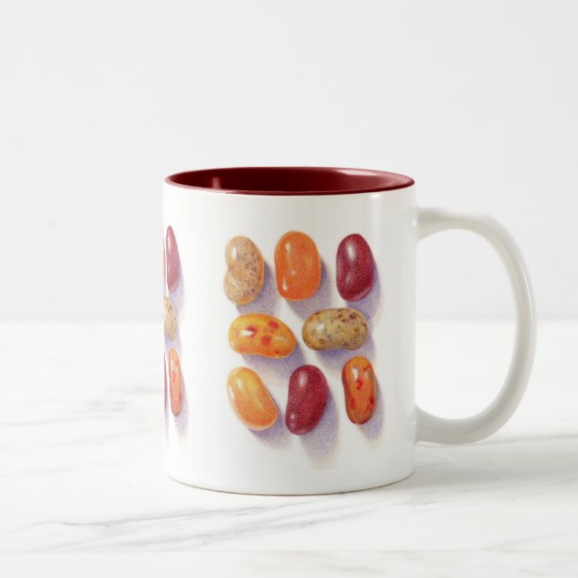 FALL JELLY BEANS Maroon Two Tone Mugg (Höger)
