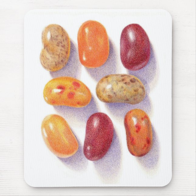 FALL JELLY BEANS Mousepad Musmatta (Framsidan)