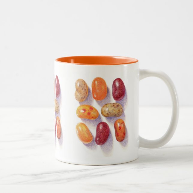 FALL JELLY BEANS Orange 2-Ton Mugg (Höger)