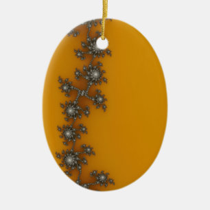 Fall jul Fractal Julgransprydnad Keramik