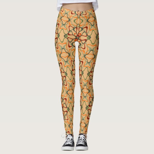 Fall Kaleidoscope Leggings (Framsida)