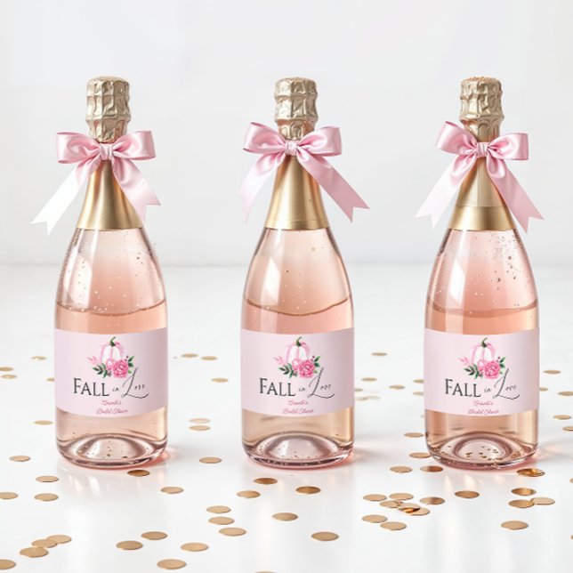 Fall Kärlek  Rosa Pumpkin Rustic Möhippa (Skapare uppladdad)