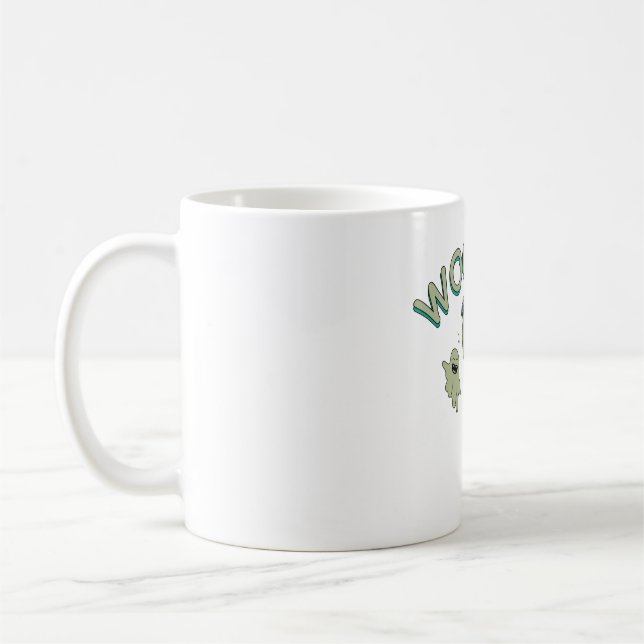 Fall killar Woooo spökt T-Shirt Kaffemugg (Vänster)