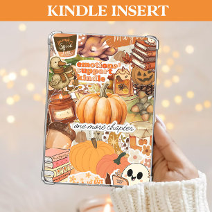 Fall Kindle Infoga Mysigt bokningsgåva från höst Julkort