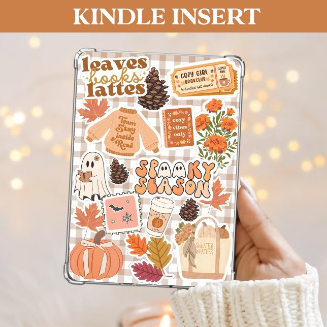 Fall Kindle Infoga Mysigt bokningspumpning för hös Julkort (Skapare uppladdad)