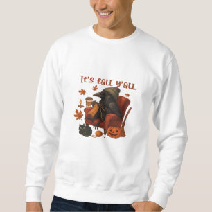 Fall Kråka - Det är Fall Y'all Art Lång Ärmad Tröja