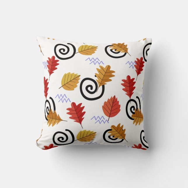 Fall Lämna Kudde (Framsida)