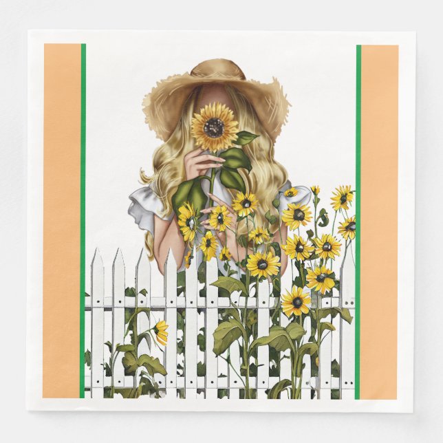 Fall Land Gardener Pappersservett (Framsida)