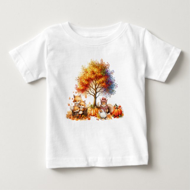 Fall Land Woodlands T-Shirt (Framsida)