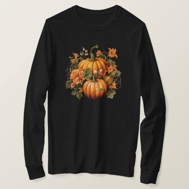 Fall Långärmad T-Shirt (Design framsida)