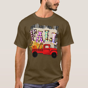 Fall Lastbil Design T Shirt