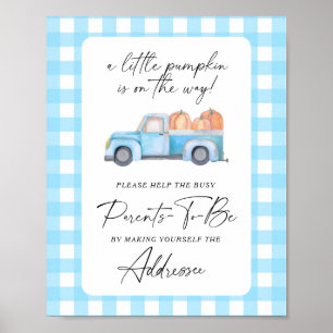 Fall lastbil - Hjälp till Business Parents to be A Poster