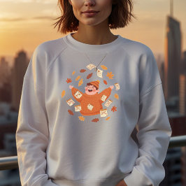 Fall Leaves Art | Playful Autumn Design T Shirt