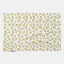 Fall Leaves Thanksgiving Kitchen Towel Decor Kökshandduk