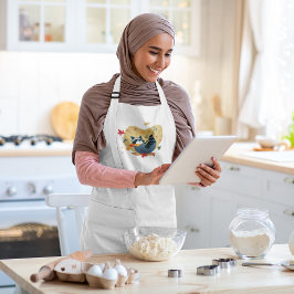 Fall ligger i Luft med att byta Raccoon Långt Förkläde