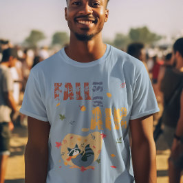 Fall ligger i Luft med att byta Raccoon T Shirt