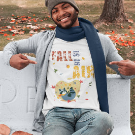 Fall ligger i Luft med att byta Raccoon T Shirt