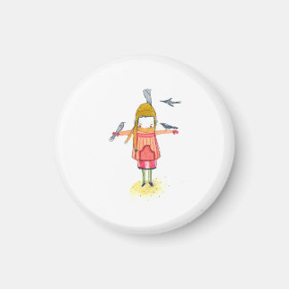Fall, liten magnet