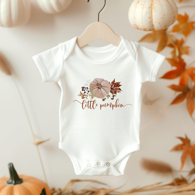 Fall, liten pumpa, baby, kroppsdräkt t shirt (Skapare uppladdad)