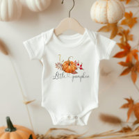 Fall, liten pumpa, baby, kroppsdräkt